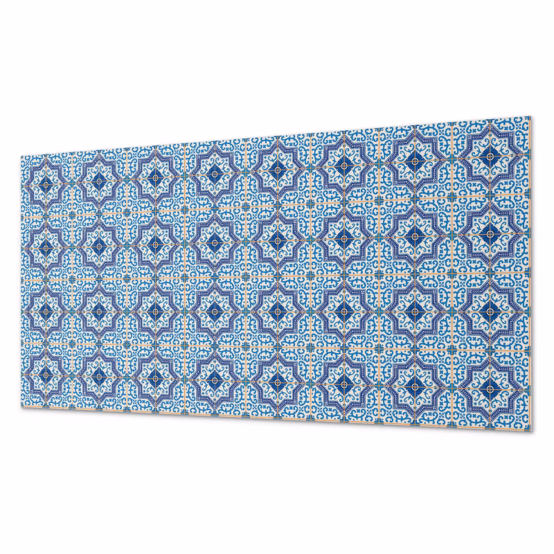 Komplet Kafelków PCV ArtPrintCave 40×20 cm Wzór kafli z ornamentami 10 szt.
