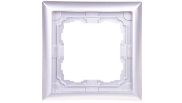 KOS66 Ramka pojedyncza aluminium 664081