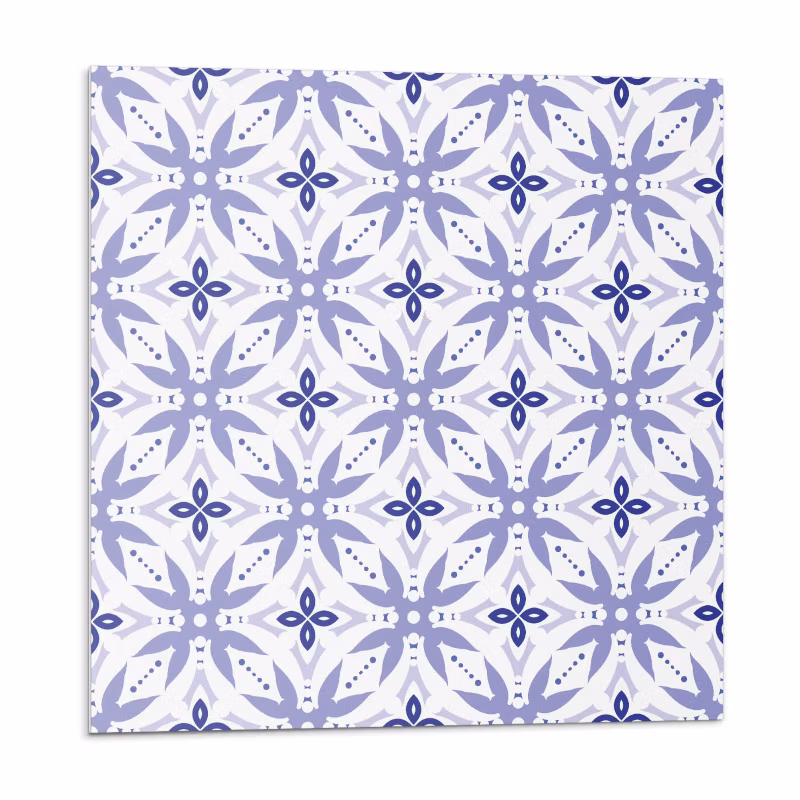 Kafelki samoprzylepne Wallfluent 20×20 cm Geometryczne motywy z florą 20 szt.