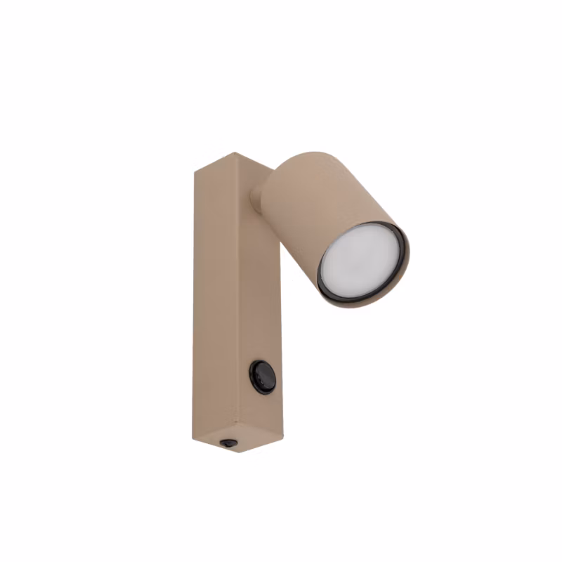Kinkiet TK-Lighting Nex Sabia beżowy 1Xgu10 – 1szt. 5906135113637