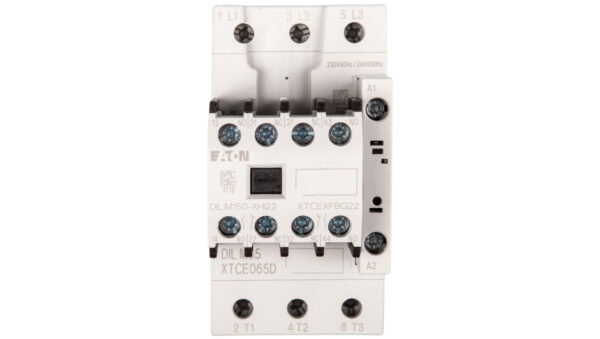 Stycznik mocy 65A 3P 230V AC 2Z 2R DILM65-22 (230V50HZ,240V60HZ) 277926