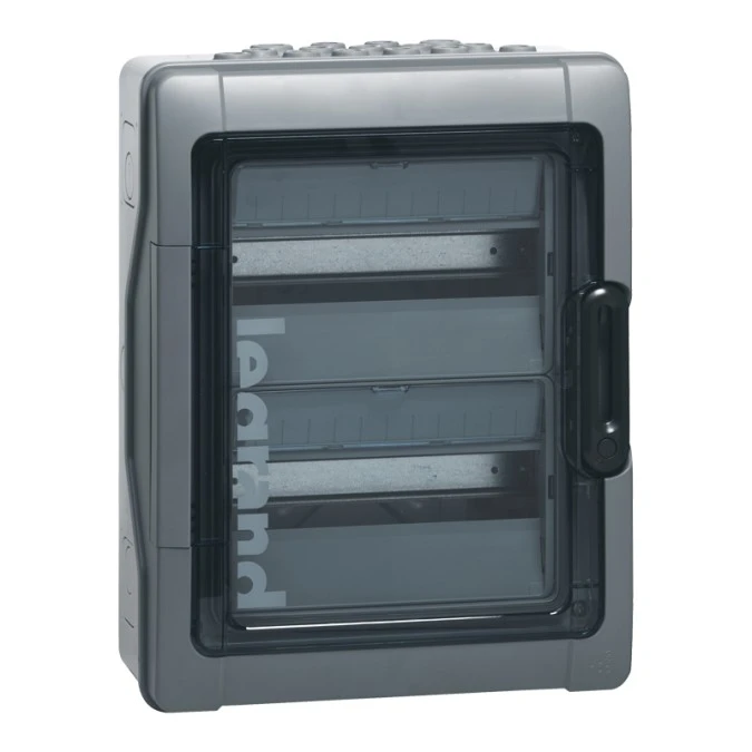 Rozdzielnica hermetyczna 2×12 natynkowa Plexo3 PV dla instalacji fotowoltaicznych 1000V DC IP65‑IK09 klasa II 414034