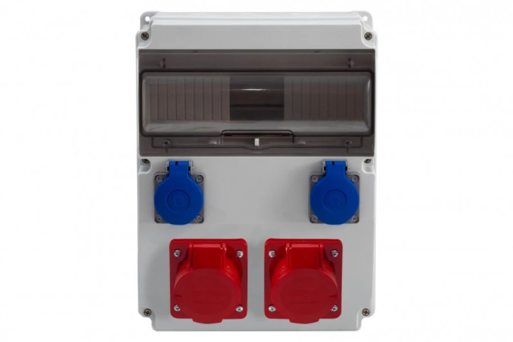 Rozdzielnia CAJA 2x32A 5p, 2x230V /12 modułów/ F3_0455