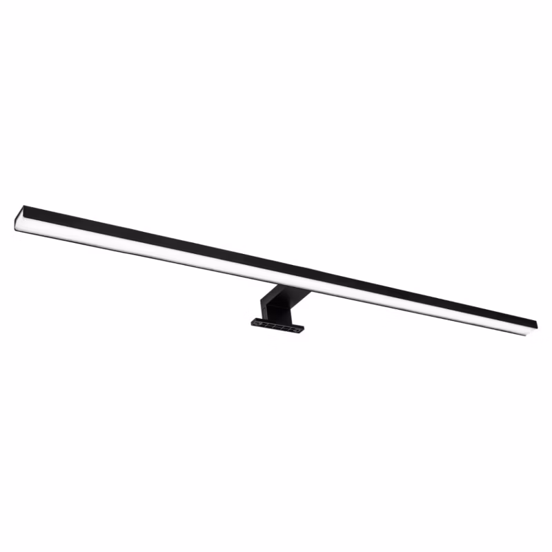 Kinkiet ścienny Polux Samos czarno-biały nad lustro LED 15W 4000K 1650lm IP44 wym: 4,4 x 90 x 10 cm – 1 szt.