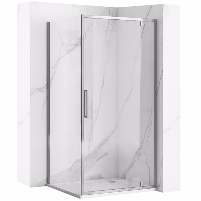 Kabina Prysznicowa Narożna Rea Rapid Swing 120X100 Chrom 120X100X195Cm 1Szt