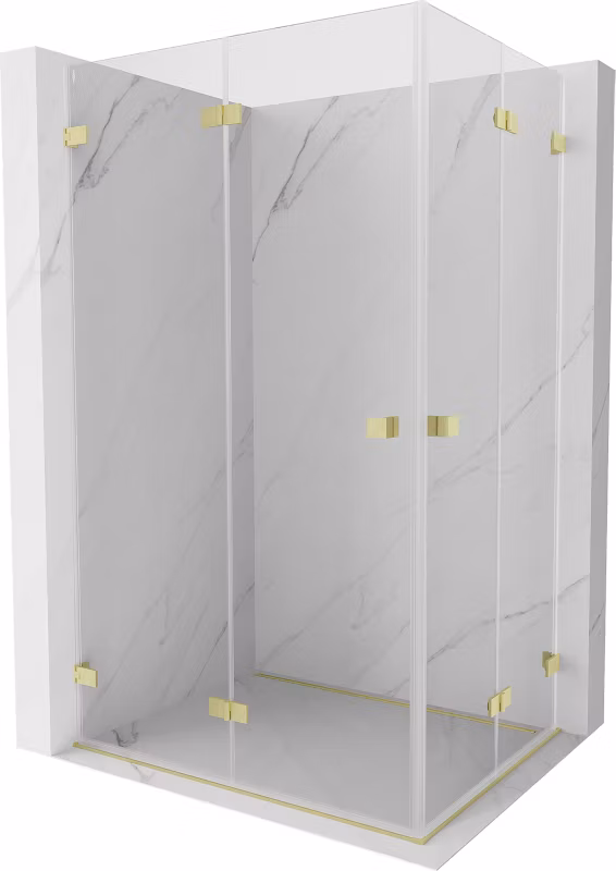 Kabina prysznicowa Mexen Lunar-F transparent złoty 75×70 cm 836-075L-070P-55-00 1 szt.