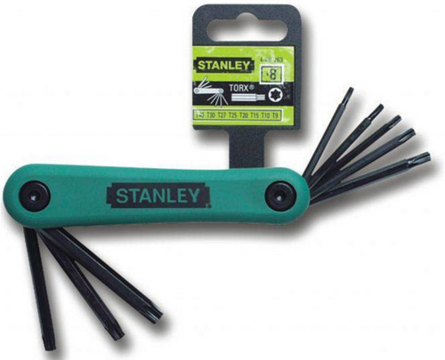 Zestaw 8 szt. kluczy TORX T9-T40 Stanley 4-69-263