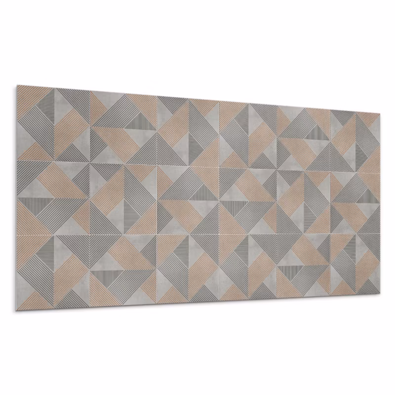 Kafelki samoprzylepne Wallfluent 60×30 cm Wzór kształtów trójkątnych 6 szt.