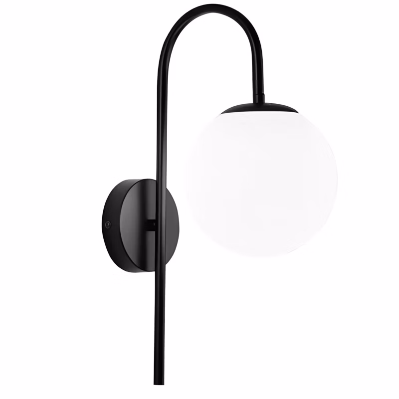 Kinkiet Toolight G090-1W Czarny Biały