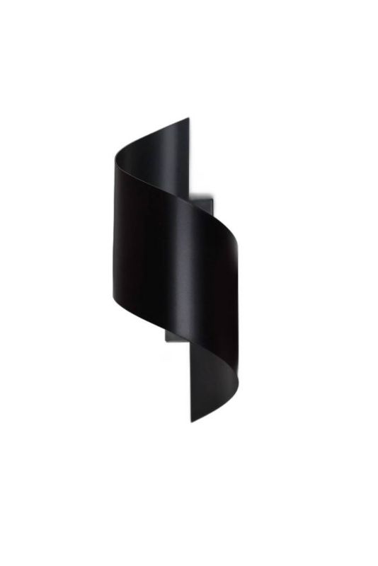 Kinkiet ścienny Emibig Spiner czarny 1 x G9 x 8W IP20 wym: 30 x 14 cm – 1 szt.