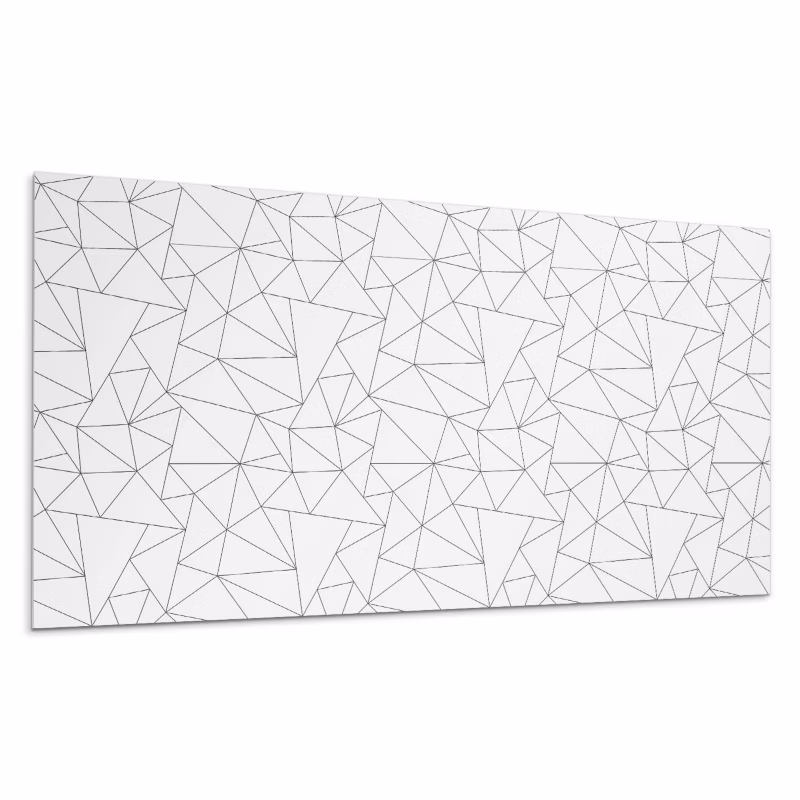 Kafelki samoprzylepne Wallfluent 60×30 cm Abstrakcyjna kompozycja trójkątów 6 szt.