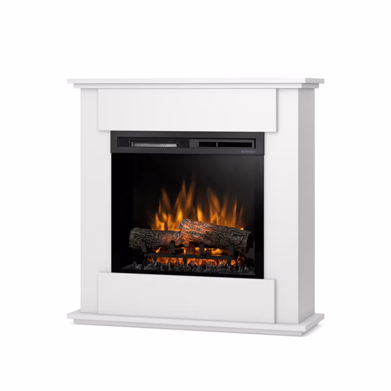Kominek elektryczny Warmtec Fonte 23″ XHD 1400W funkcja grzania LED biały 1 szt.