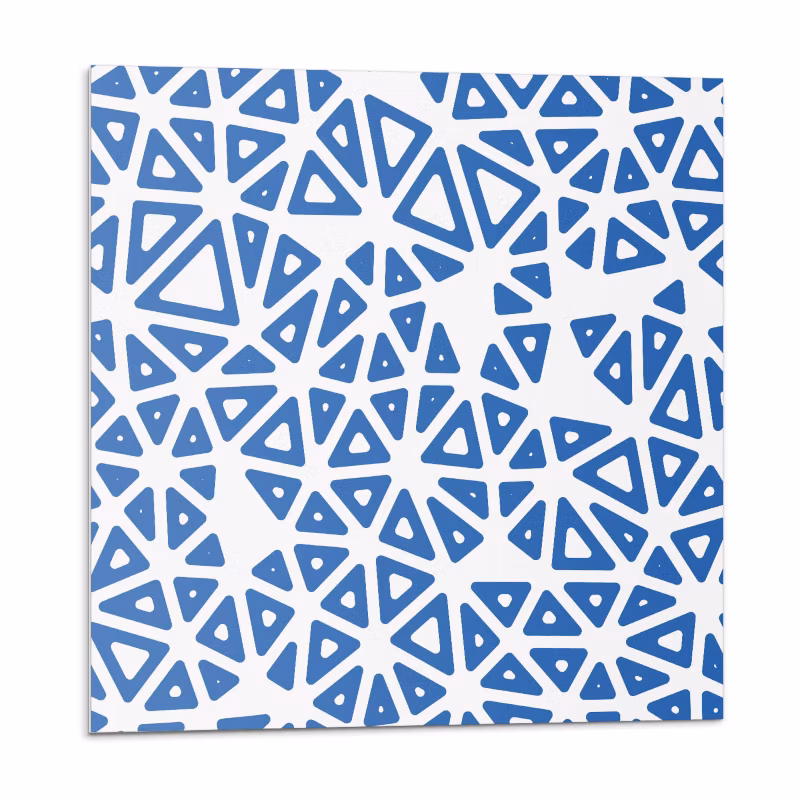 Kafelki samoprzylepne Wallfluent 30×30 cm Trójkątna kompozycja w stylu abstrakcyjnym 9 szt.