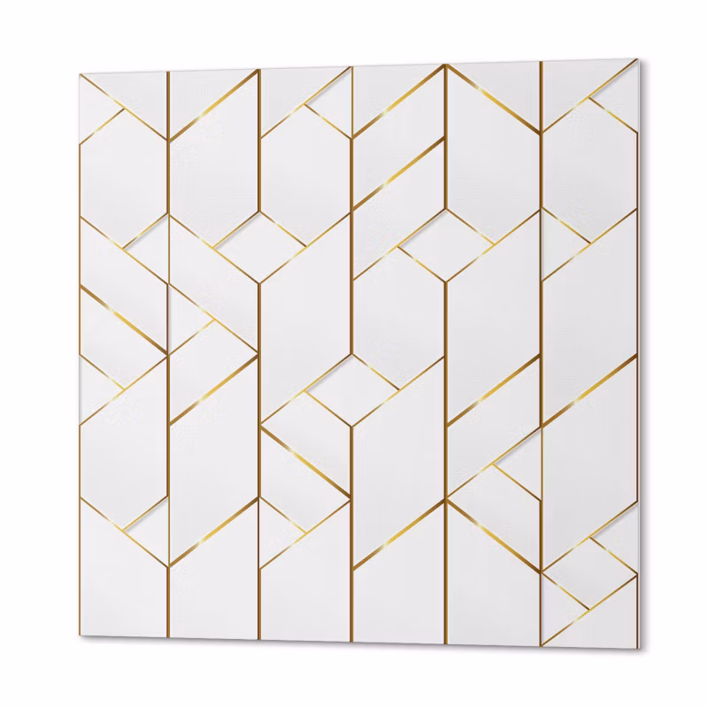 Komplet Kafelków Samoprzylepnych ArtPrintCave 30×30 cm Geometryczny wzór linii 9 szt.