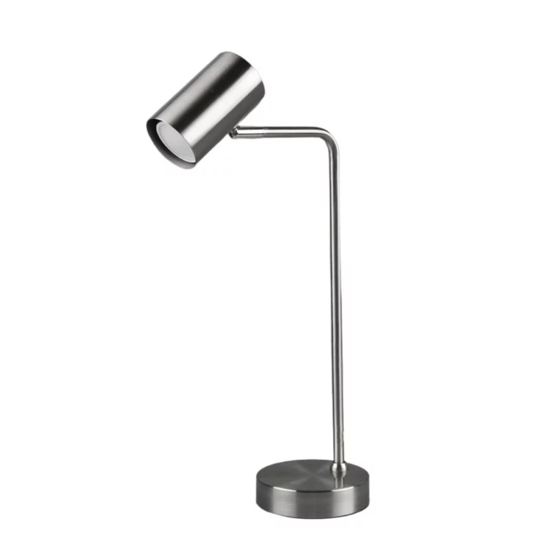 Lampa biurkowa Trio Marley srebrna 1 x GU10 x 5W IP20 wym: 45 x 12 x 12 cm metal – 1 szt.