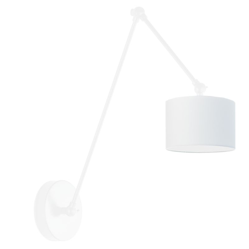 Kinkiet Volta Light Factory Soul Biały/Biały Abażur 1xE27 1szt. 5903628749779