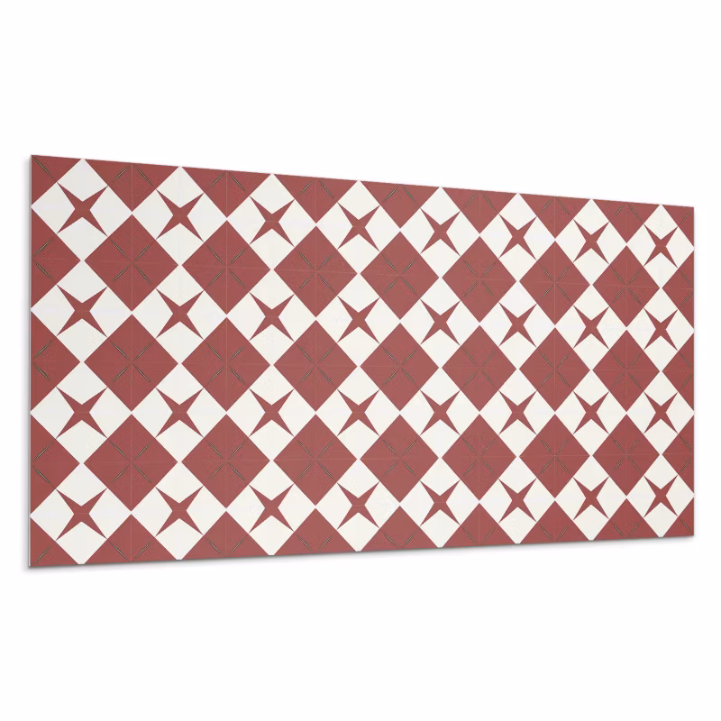 Kafelki samoprzylepne Wallfluent 60×30 cm Wzór gwiazd na diamentach 6 szt.