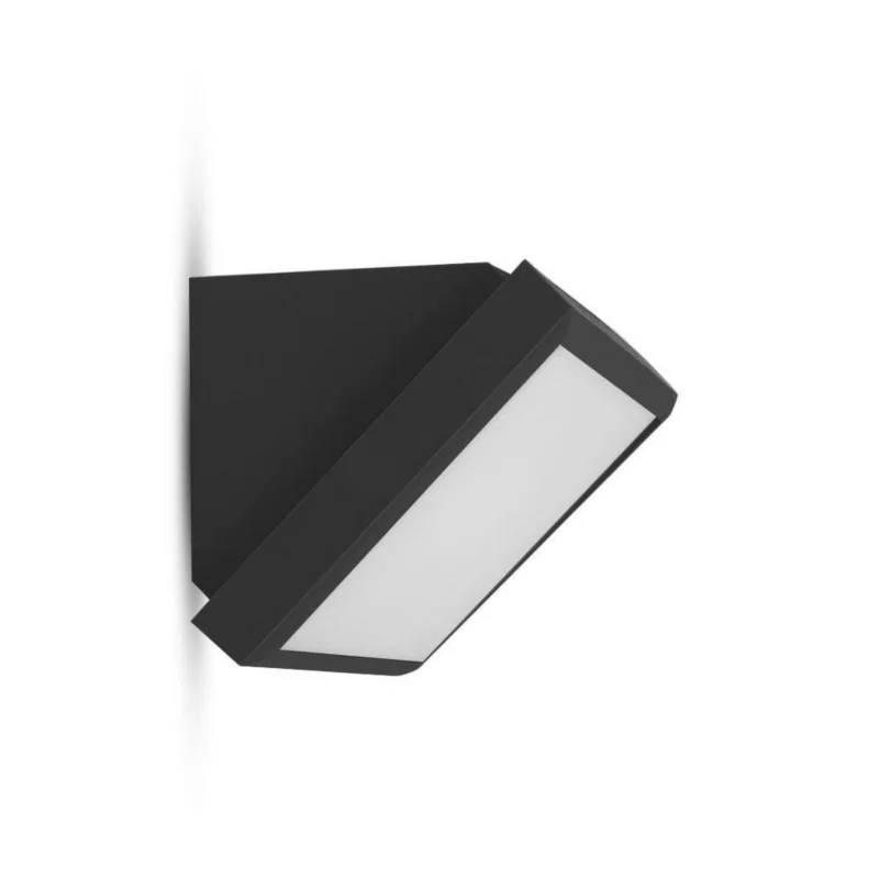 Kinkiet ścienny zewnętrzny V-TAC czarno-biały LED 20W 4000K 2045lm IP65 wym: 17 x 31,9 x 11,4 cm tworzywo sztuczne – 1 szt.