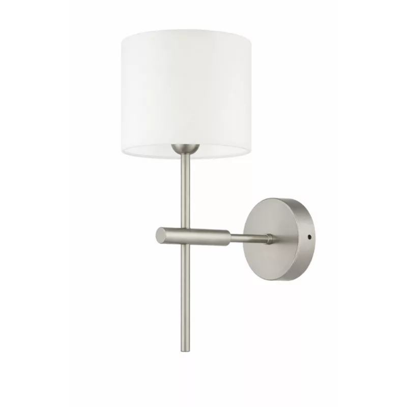 Kinkiet Volta Light Factory Sotto Srebrny/Biały Abażur 1xE27 1szt.