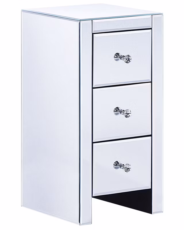 Komoda z szufladami Srebrny Lorris 1 szt.