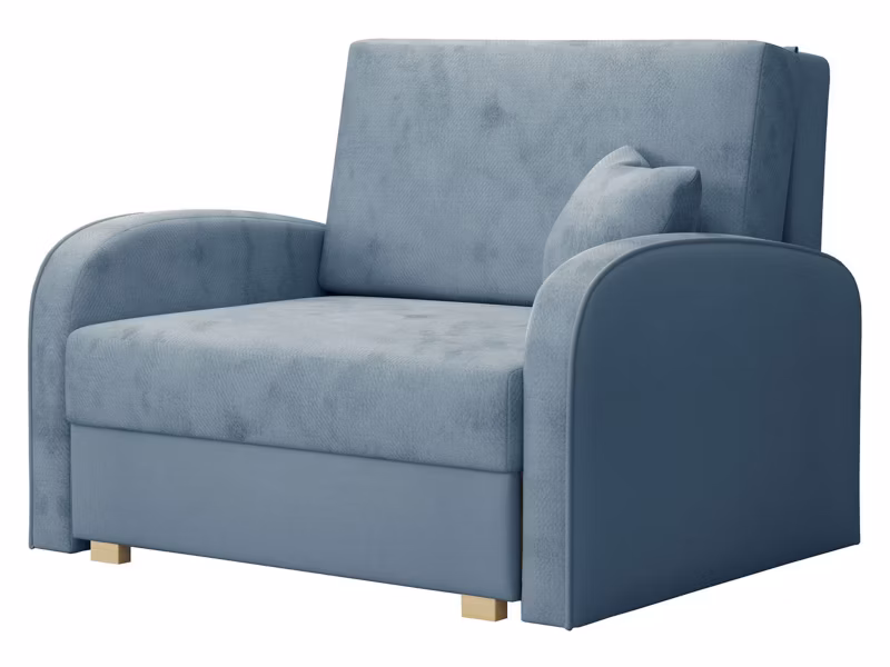 Kanapa rozkładana MIRJAN 24 Viva Soft I niebieski denim/ciemny denimowy 1 szt.