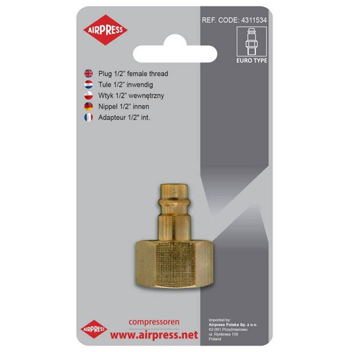 Wtyk ½” gwint wewnętrzny Airpress 46816