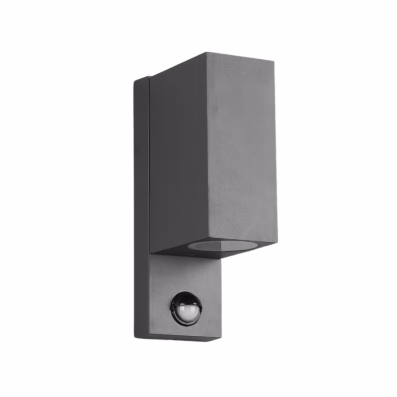Kinkiet zewnętrzny z czujnikiem Trio Roya antracyt 2 x GU10 x 35W IP44 wym: 22 x 7 x 11,8 cm – 1 szt.