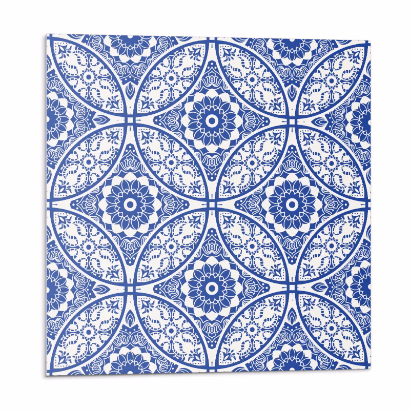 Kafelki samoprzylepne Wallfluent 20×20 cm Motyw roślinnych detali 20 szt.