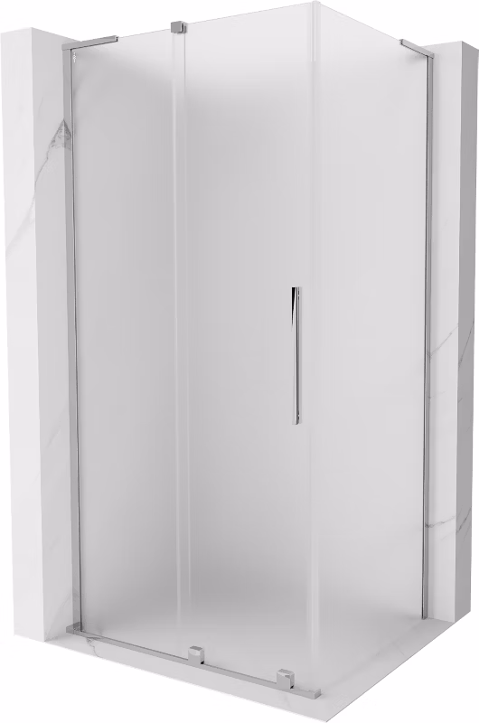Kabina prysznicowa Mexen Velar L rozsuwana 100 x 80 cm szron chrom 1 szt.