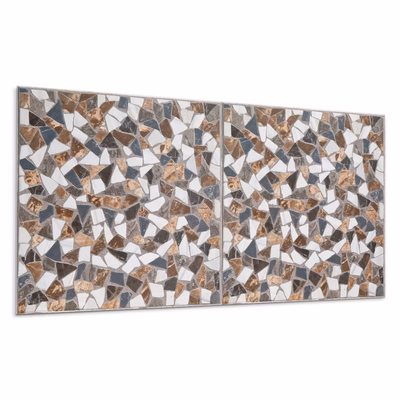 Kafelki samoprzylepne Wallfluent 40×20 cm Kształty w mozaikowej kompozycji 10 szt.