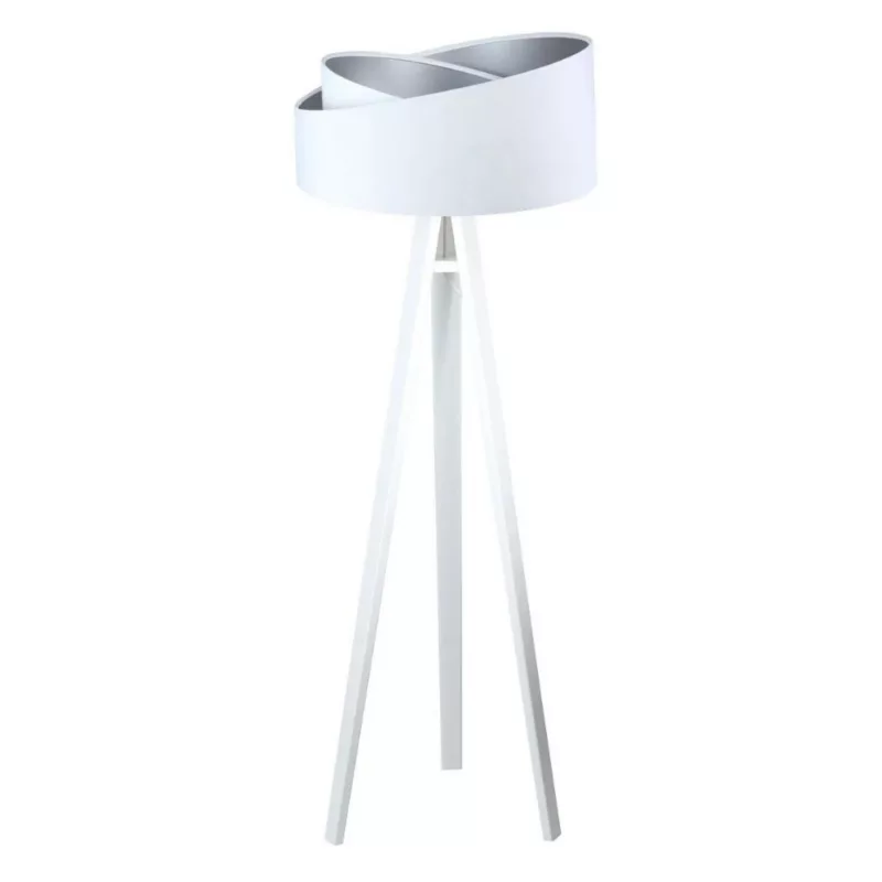 Lampa Bps Koncept stojąca GEMSTONE biała/srebrna 1 szt