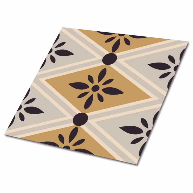 Kafelki samoprzylepne Tulup Kwiatowy wzór 30×30 cm 9 szt.
