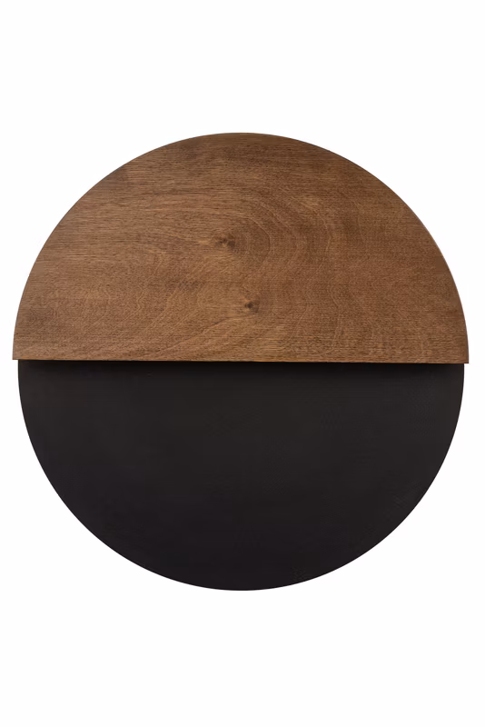Kinkiet ścienny Sigma Lighting Luna czarny-venge styl nowoczesny LED 7W 3000K 350lm IP20 wym: 36 x 36 x 5,5 cm – 1 szt.