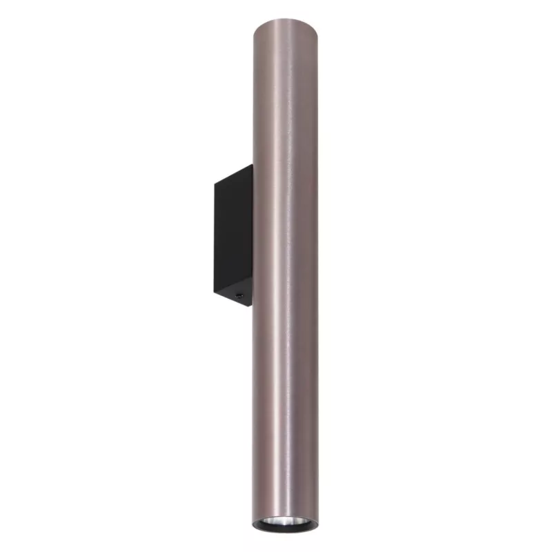 Kinkiet ścienny Polux Lungomare szaro-czarny góra-dół 2 x GU10 x IP20 wym: 45 x 5,5 x 9,5 cm – 1 szt.