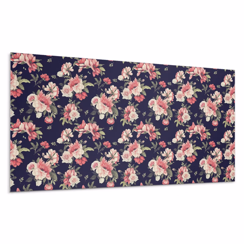 Kafelki samoprzylepne Wallfluent 40×20 cm Florystyczny wzór 10 szt.