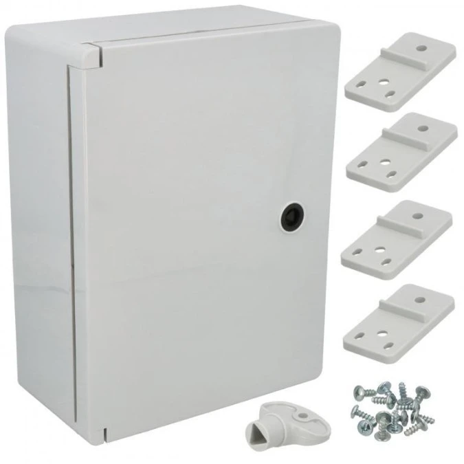 Rozdzielnia skrzynka elektryczna obudowa 330x250x130 ABS hermetyczna IP65