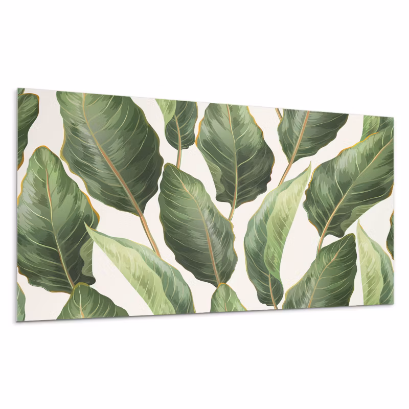 Kafelki samoprzylepne Wallfluent 60×30 cm Liście w egzotycznym wydaniu 6 szt.
