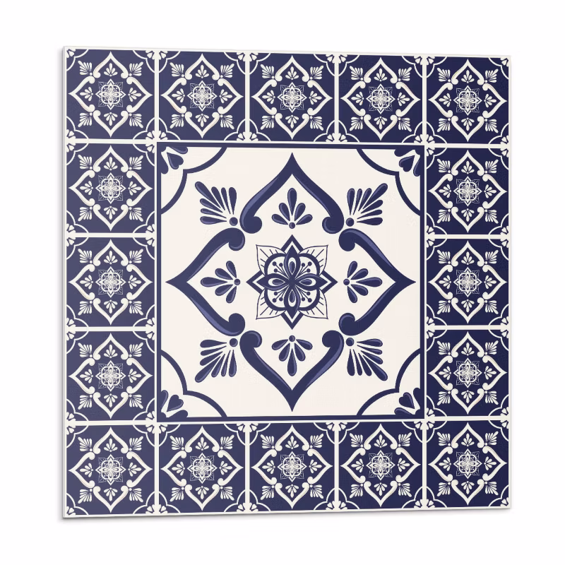 Kafelki samoprzylepne Wallfluent 30×30 cm Florystyczne inspiracje w artystycznym wydaniu 9 szt.