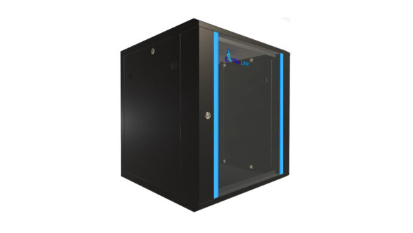 Szafa rack montowana na ścianie Extralink 12U 600×600 Czarna