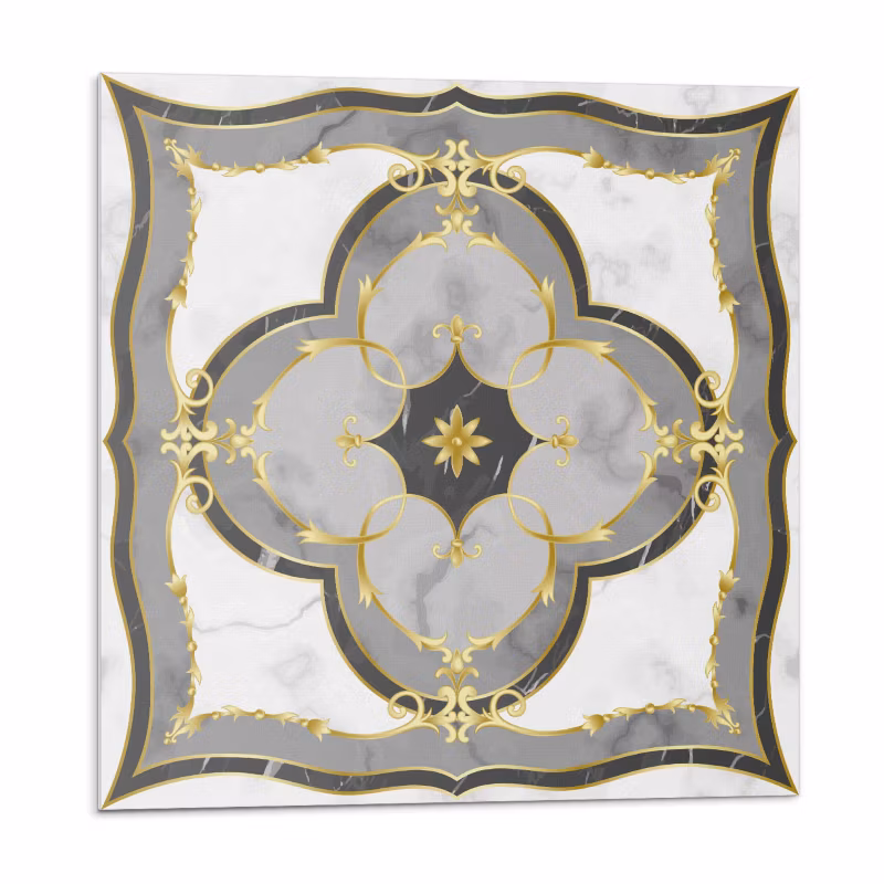 Kafelki samoprzylepne Wallfluent 30×30 cm Klasyczny wzór z finezyjnymi ornamentami 9 szt.