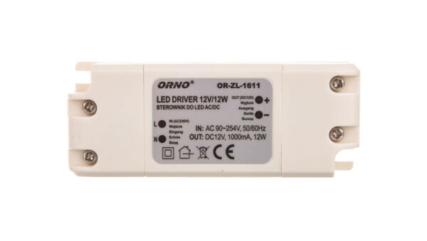 Zasilacz LED 12V DC 12W 1A IP20 OR-ZL-1611
