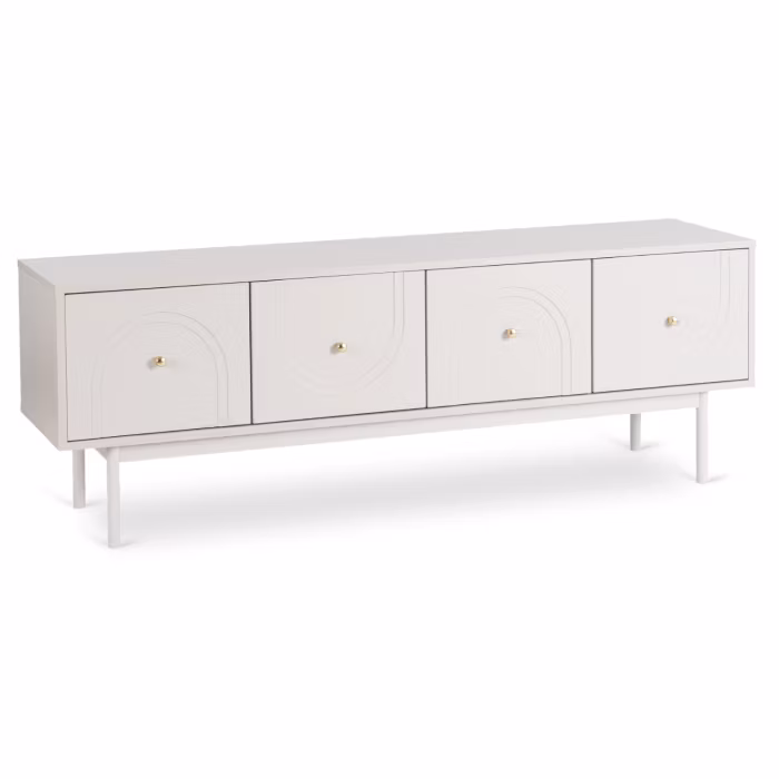 Komoda Mebel Elite MARLEN 155 cm Szafka RTV Kaszmir Pod Telewizor TV Do Salonu Sypialni 1 szt