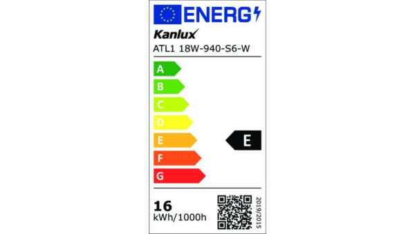 Projektor szynowy systemu TEAR LED 18W 1800lm 4000K 220-240V IP20 ATL1 18W-940-S6-W biały 33132