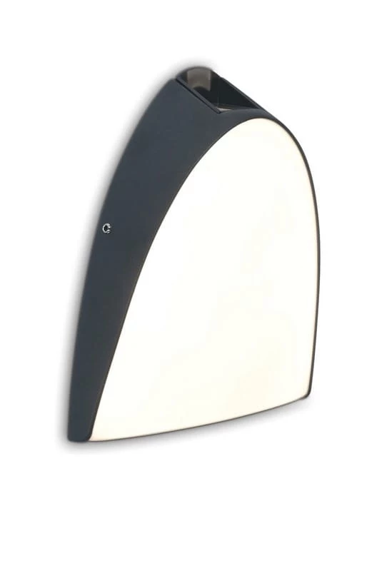 Kinkiet ścienny zewnętrzny Lutec Apollo antracytowo-biały LED 14W 3000K 800lm IP54 wym: 21 x 6 x 18 cm aluminium – 1 szt.