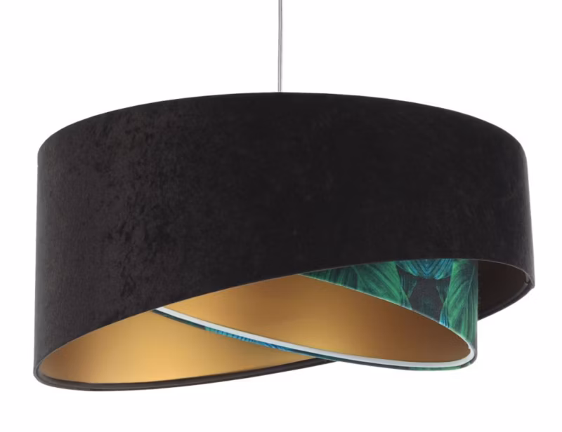 Lampa Bps Koncept wisząca DARK ELEGANCE czarna/złota 1 szt