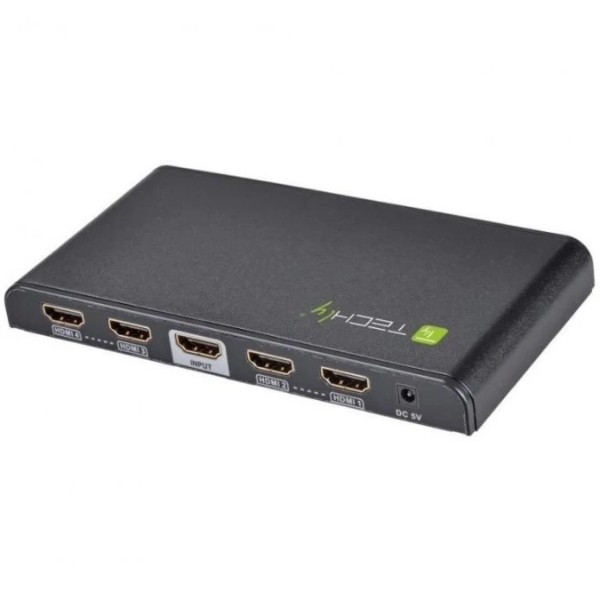 Rozdzielacz Splitter HDMI 1×4 4K*30Hz 3D Techly