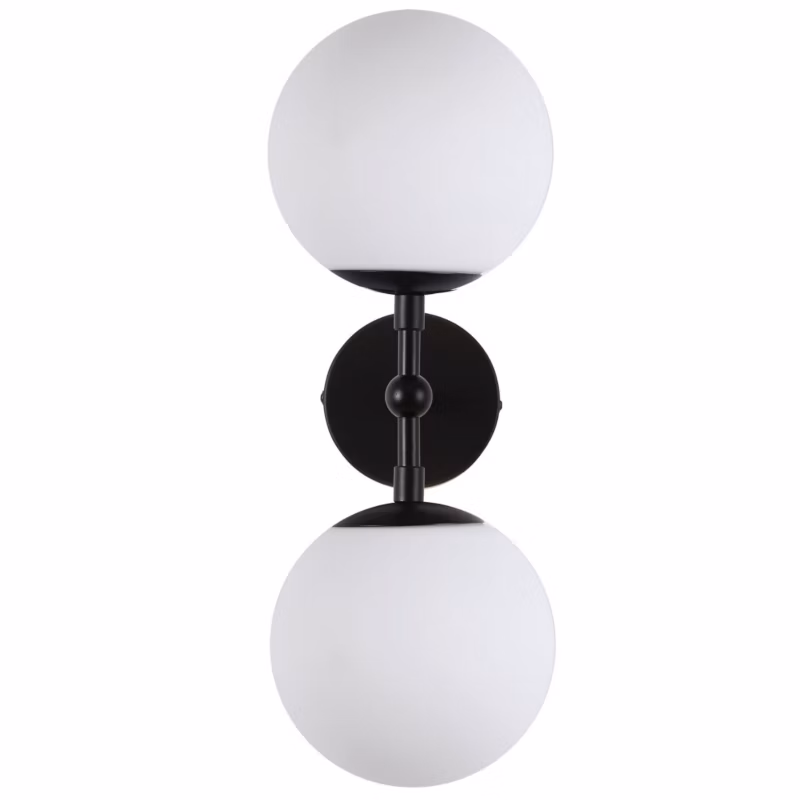 Kinkiet ścienny Light Prestige Dorado czarno-biały 2 x E14 x 40W IP20 wym: 42 x 15 x 20 cm – 1 szt.