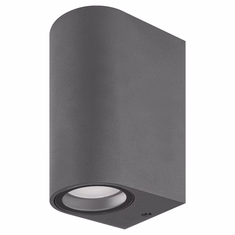 Kinkiet lampa elewacyjna GU10 LED MasterLED Luna Duo GU10 IP44 podwójna zewnętrzna szara 1 szt.