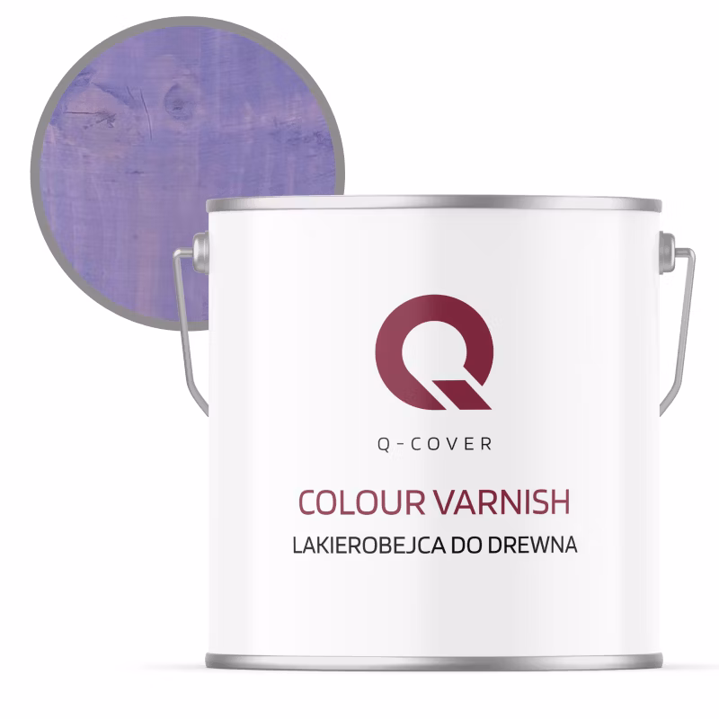Lakierobejca do Drewna 3w1 Q-Cover Lawendowy H2629 Półmat 5L