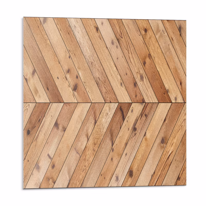 Kafelki samoprzylepne Wallfluent 30×30 cm Motyw desek w artystycznym układzie skośnym 9 szt.